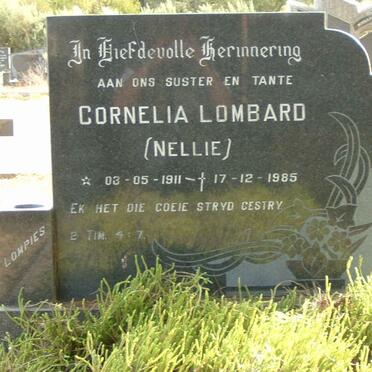 LOMBARD Cornelia 1911-1985