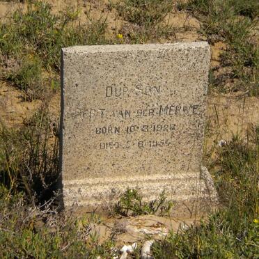 MERWE Bert, van der 1928-1954