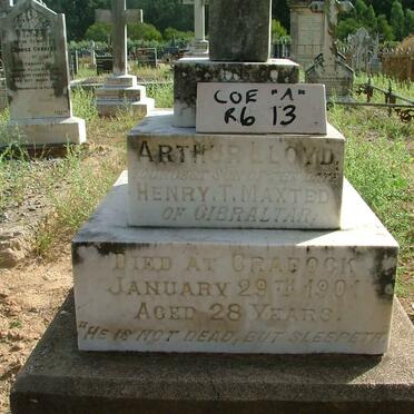 MAXTED Arthur Lloyd  -1901