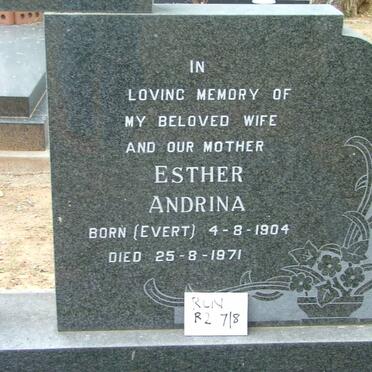 MÜLLER William Lawrence 1901-1991 &amp; Esther Andrina EVERT 1904-1971