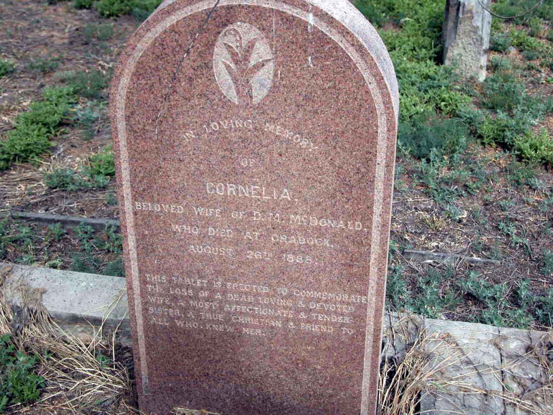 McDONALD Cornelia -1888