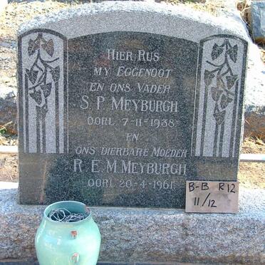 MEYBURGH S.P. -1938 &amp; R.E.M. -1961