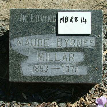 MILLAR Maude Byrnes 1893-1970