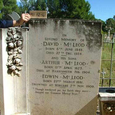 McLEOD David 1848-1934 :: McLEOD Arthur 1873-1904 :: McLEOD Edwin 1881-1909