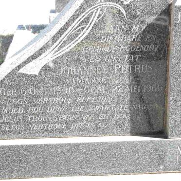 MICHAU Johannes Petrus 1900-1960 &amp; Zabonia BOTHA 1909-1961