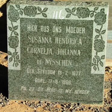 NYSSCHEN Susanna Hendrica Cornelia Johanna, de nee STRYDOM 1877-1966