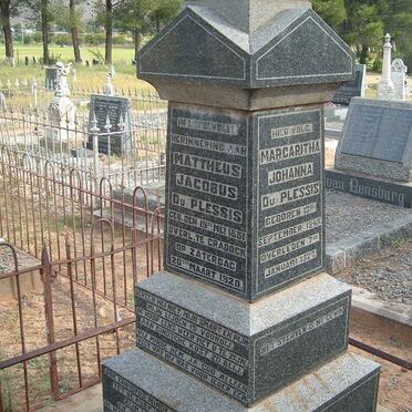 PLESSIS Mattheus Jacobus, du 1851-1920 &amp; Margaritha Johanna 1848-1927