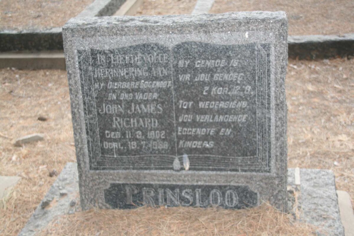 PRINSLOO John James Richard 1902-19?8