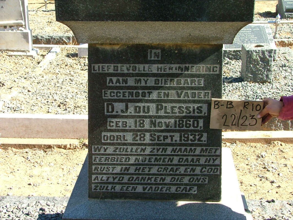 PLESSIS D.J., du 1860-1932