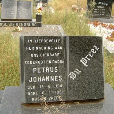 PREEZ Petrus Johannes, du 1941-1981