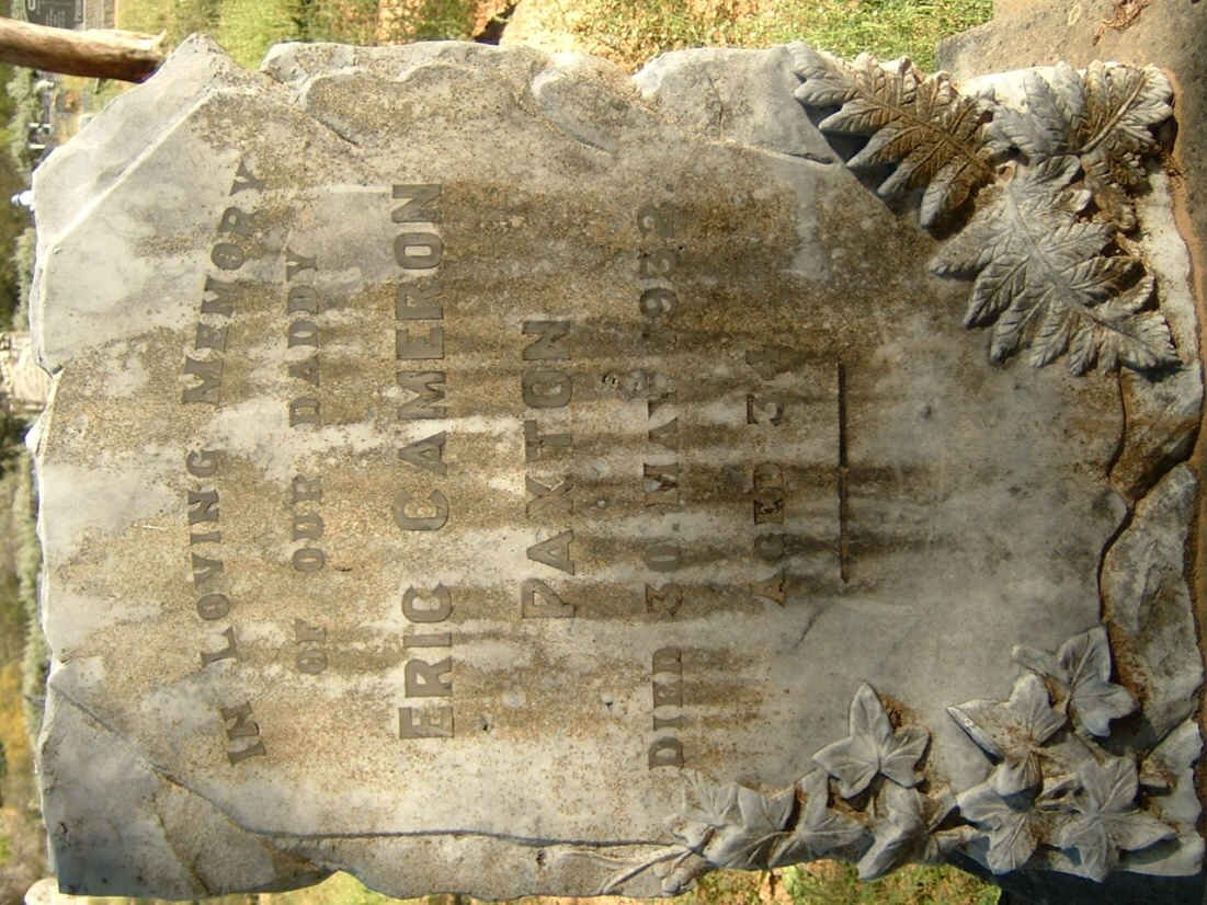 PAXTON Eric Cameron -1932