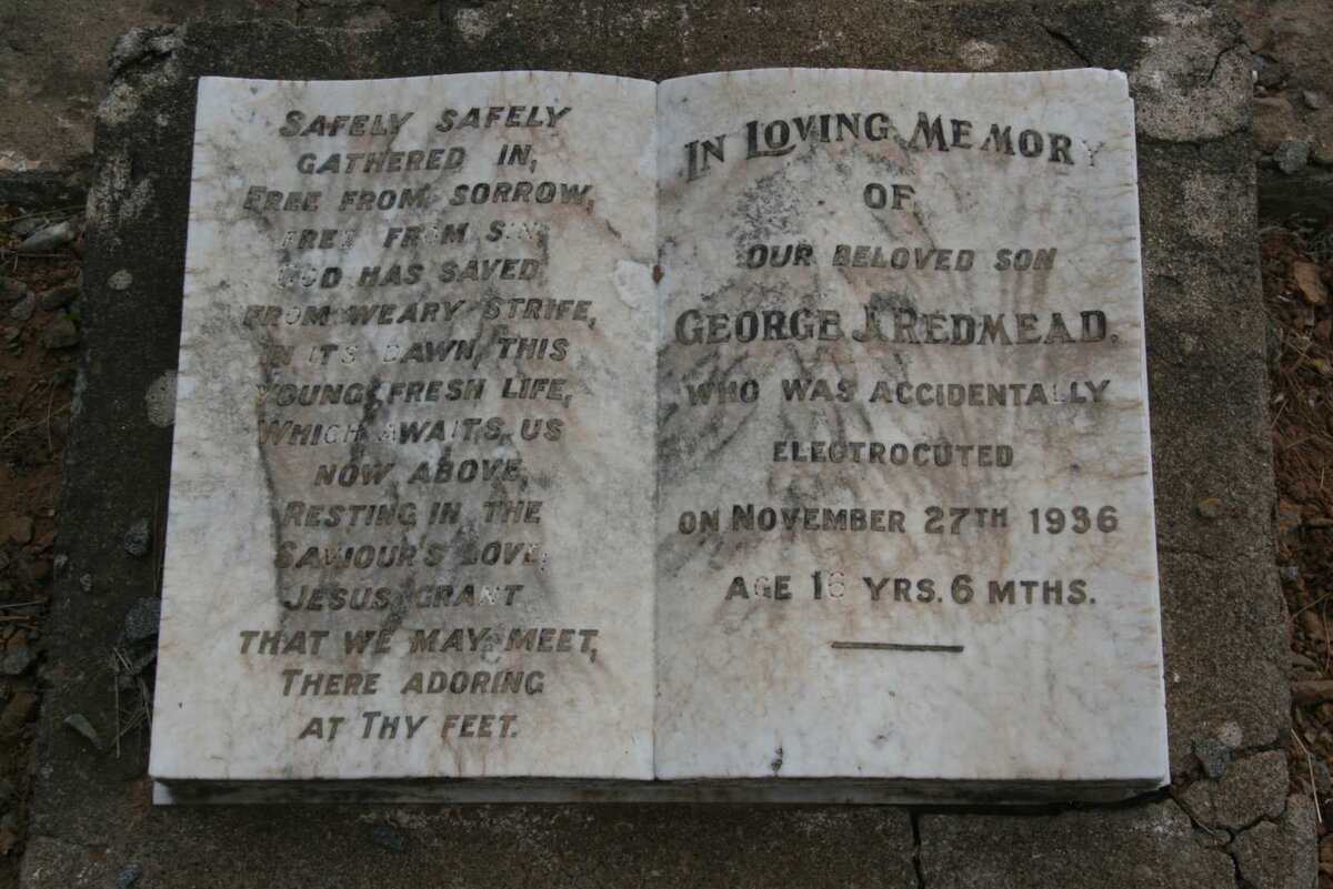 REDMEAD George J. -1936