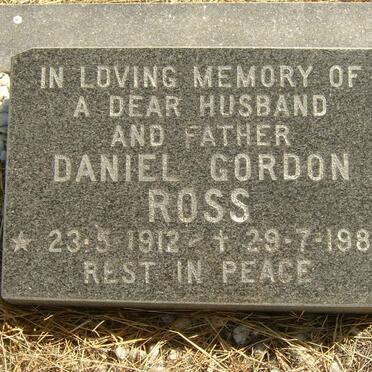 ROSS Daniel Gordon 1912-1984