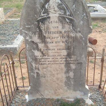 ROSSOUW Pieter Frederik 1884-1911