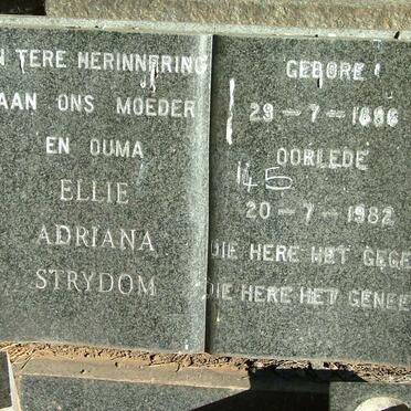 STRYDOM Ellie Adriana 1886-1982