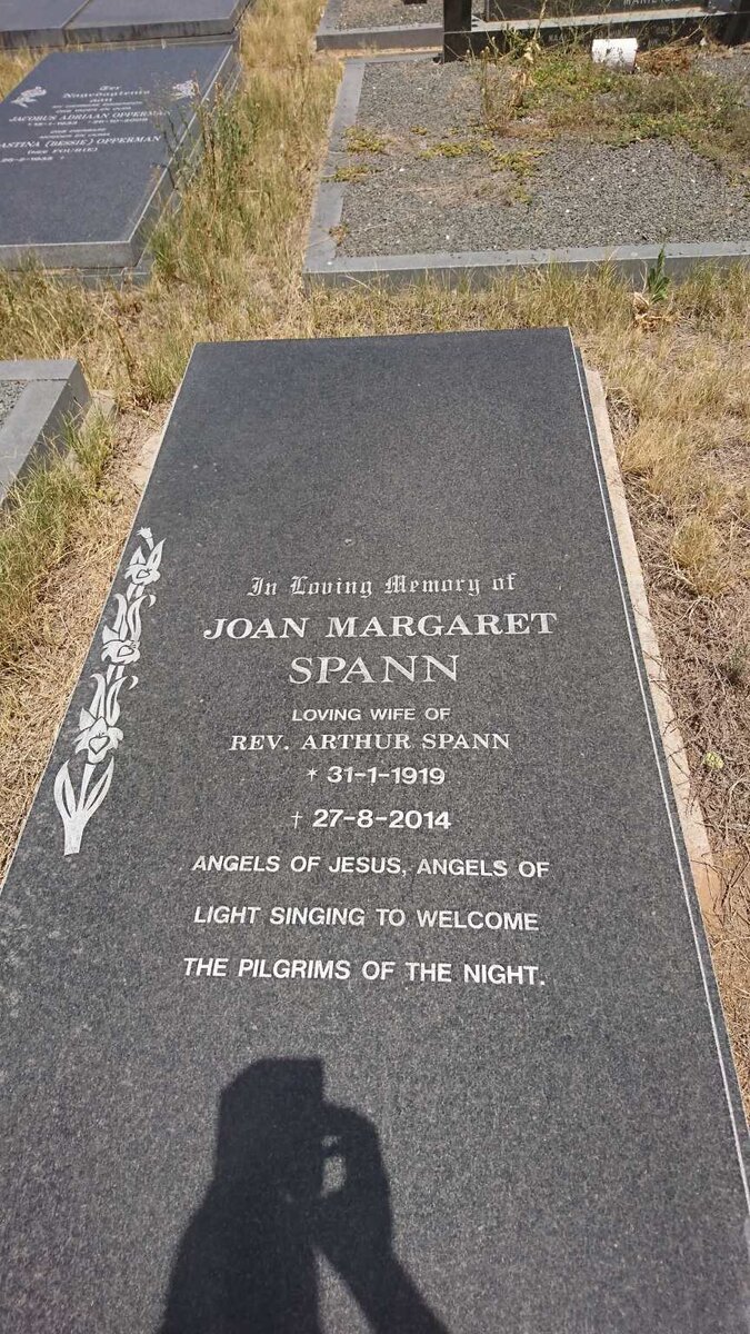 SPANN Joan Margaret 1919-2014