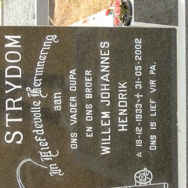 STRYDOM Willem Johannes Hendrik 1933-2002