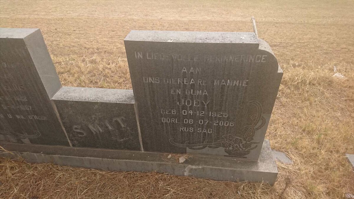 SMIT Jan Cornelius 1922-1967 &amp; Joey 1925-2006