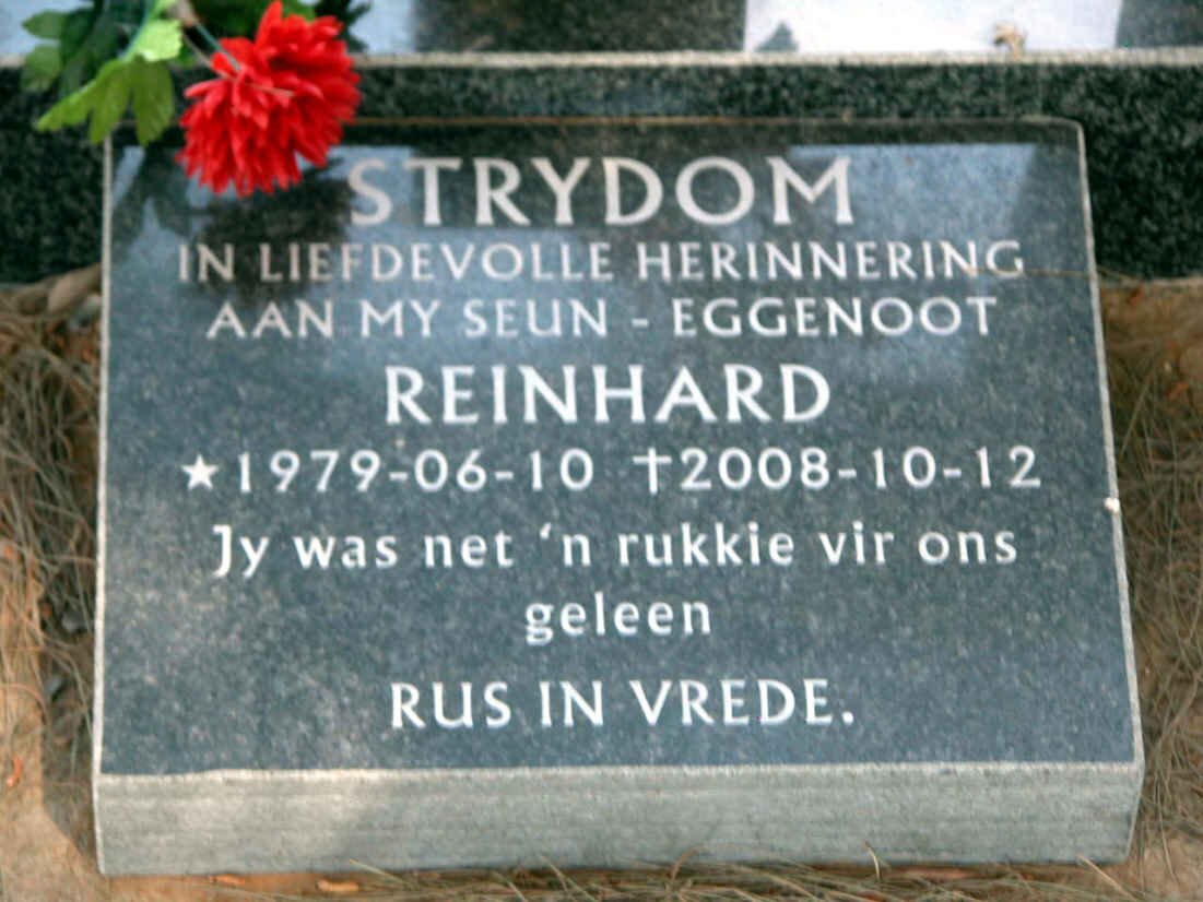 STRYDOM Reinhard 1979-2008