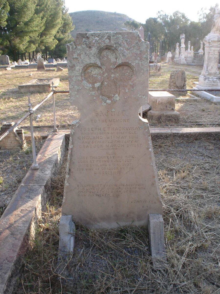 THACKWRAY Joseph E. 1812-1867 &amp; Mary 1815-1885