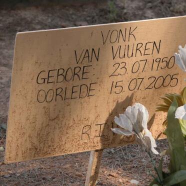 VUUREN Vonk, van 1950-2005
