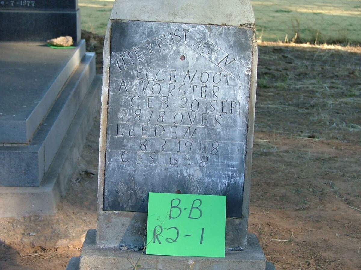 VORSTER A. 1878-1948