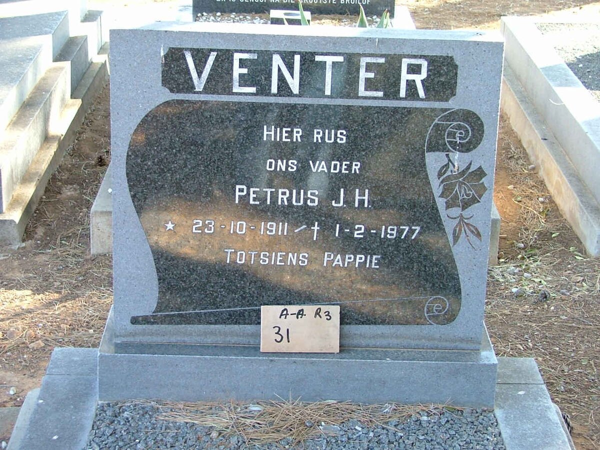 VENTER Petrus J.H. 1911-1977