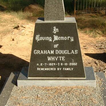 WHYTE Graham Douglas 1924-2002
