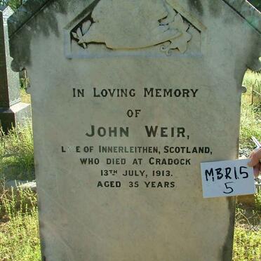 WEIR John -1913