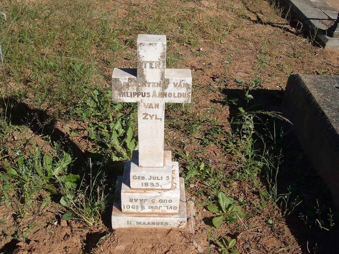 ZYL Philippus Arnoldus, van 1895-1901