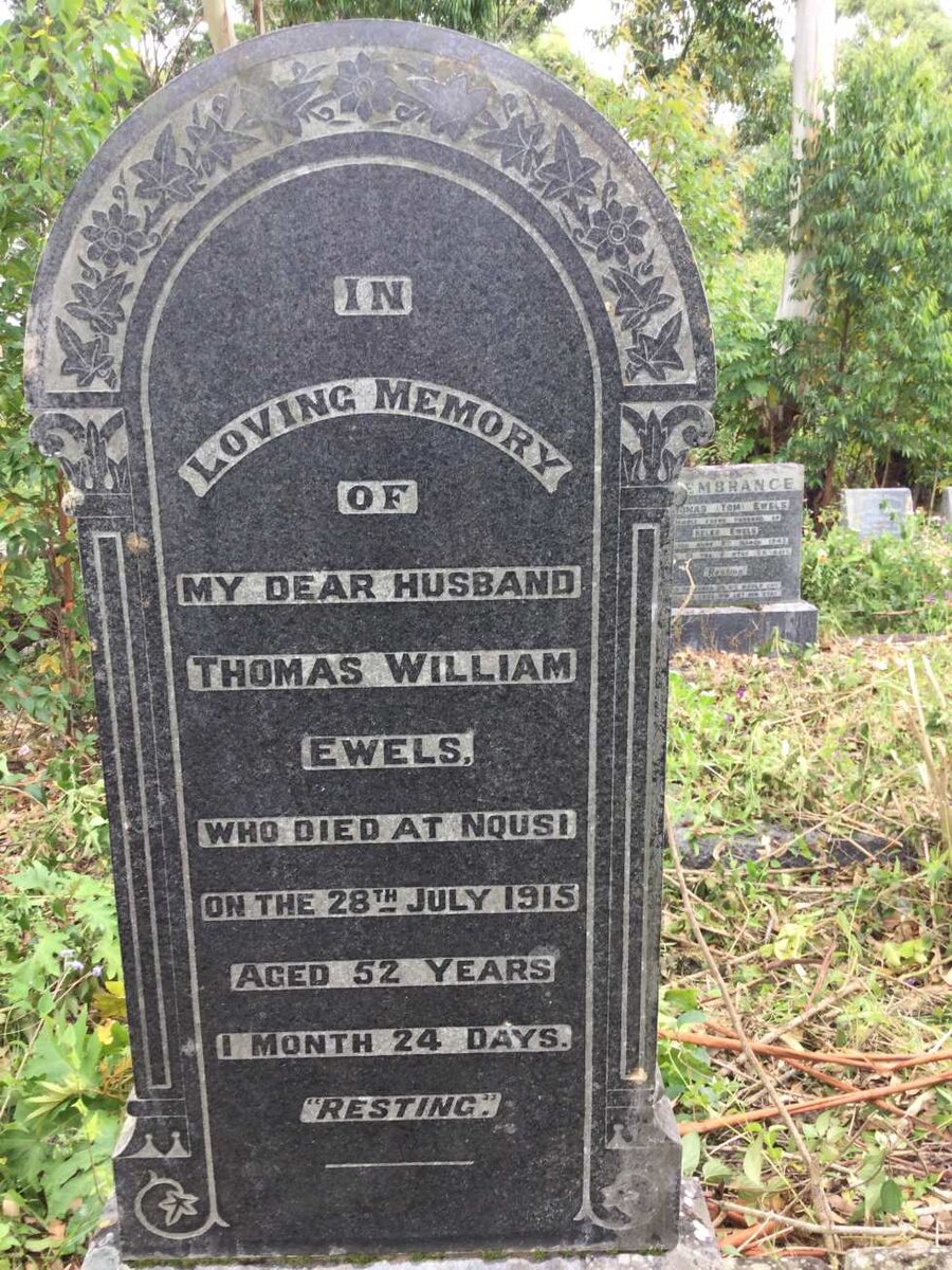 EWELS Thomas William -1915