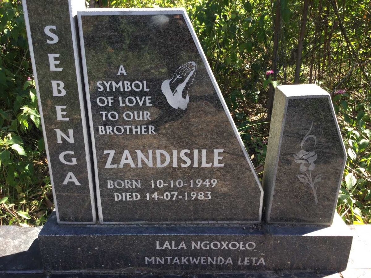 SEBENGA Zandisile 1949-1983