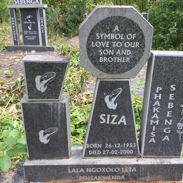 PHAKAMISA Siza Sebenga 1953-2000