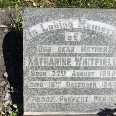 WHITFIELD Katharine 1889-1943