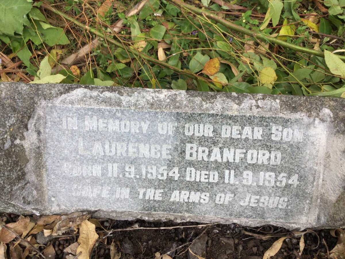 BRANFORD Laurence 1954-1954