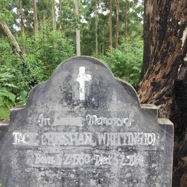 WHITTINGTON Jack Christian 1960-196?