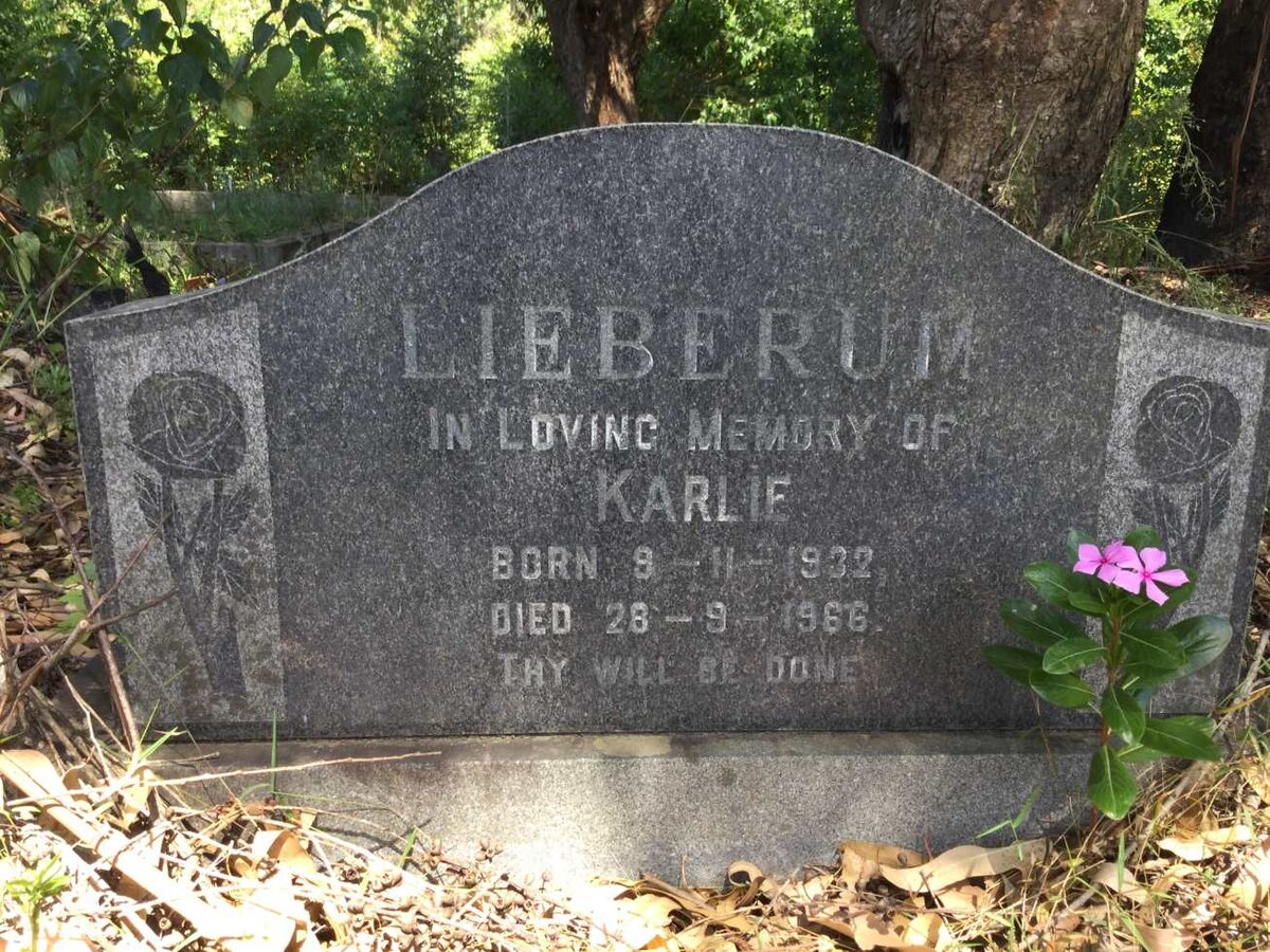 LIEBERUM Karlie 1932-1966