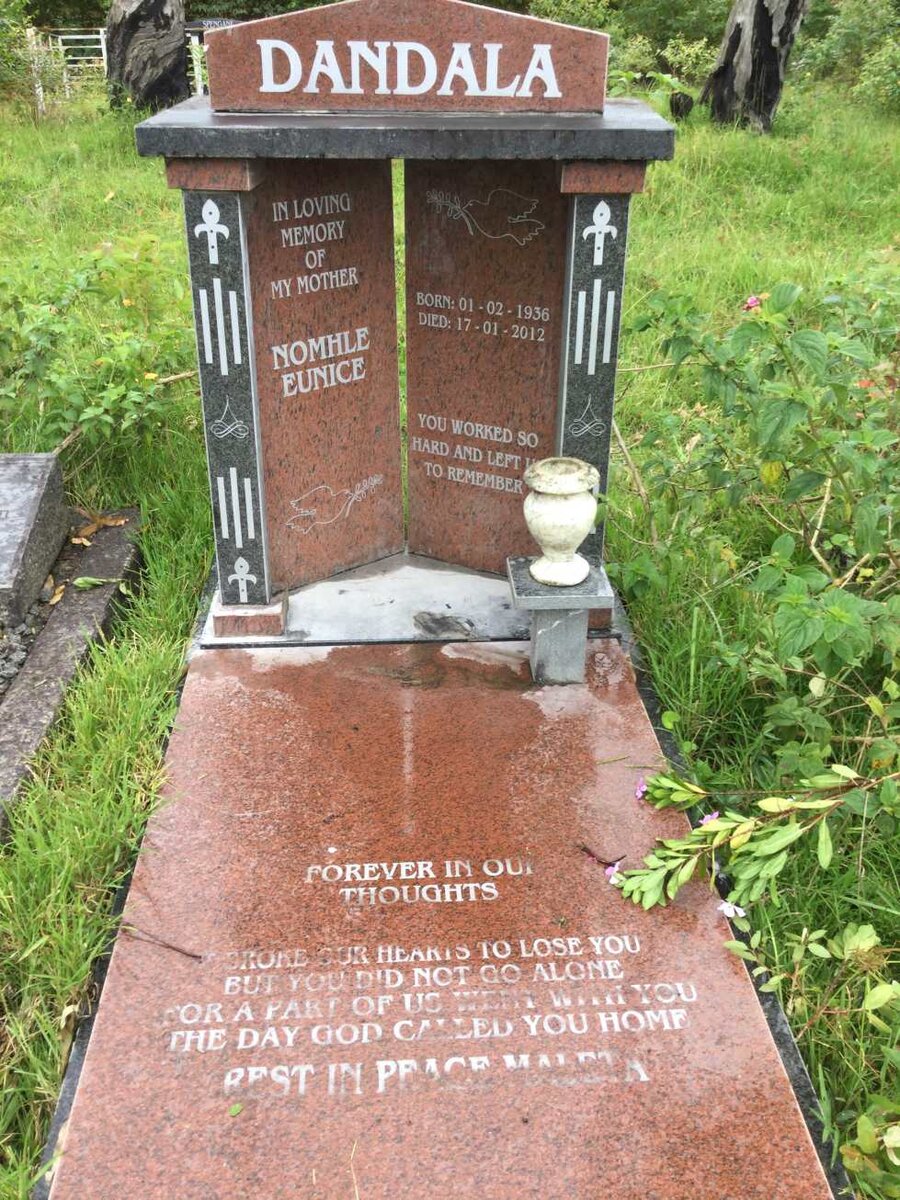 DANDALA Nomhle Eunice 1936-2012