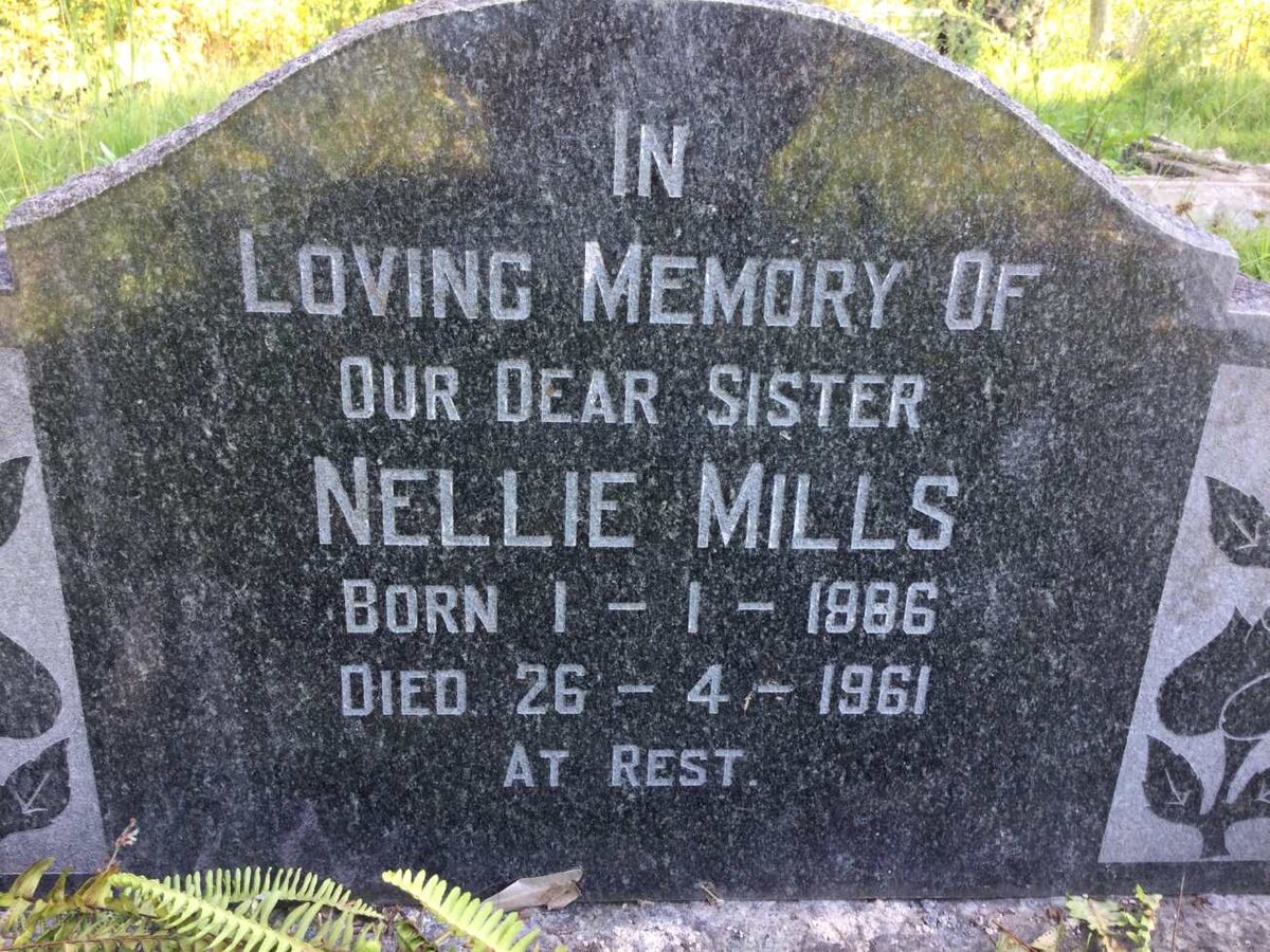 MILLS Nellie 1886-1961