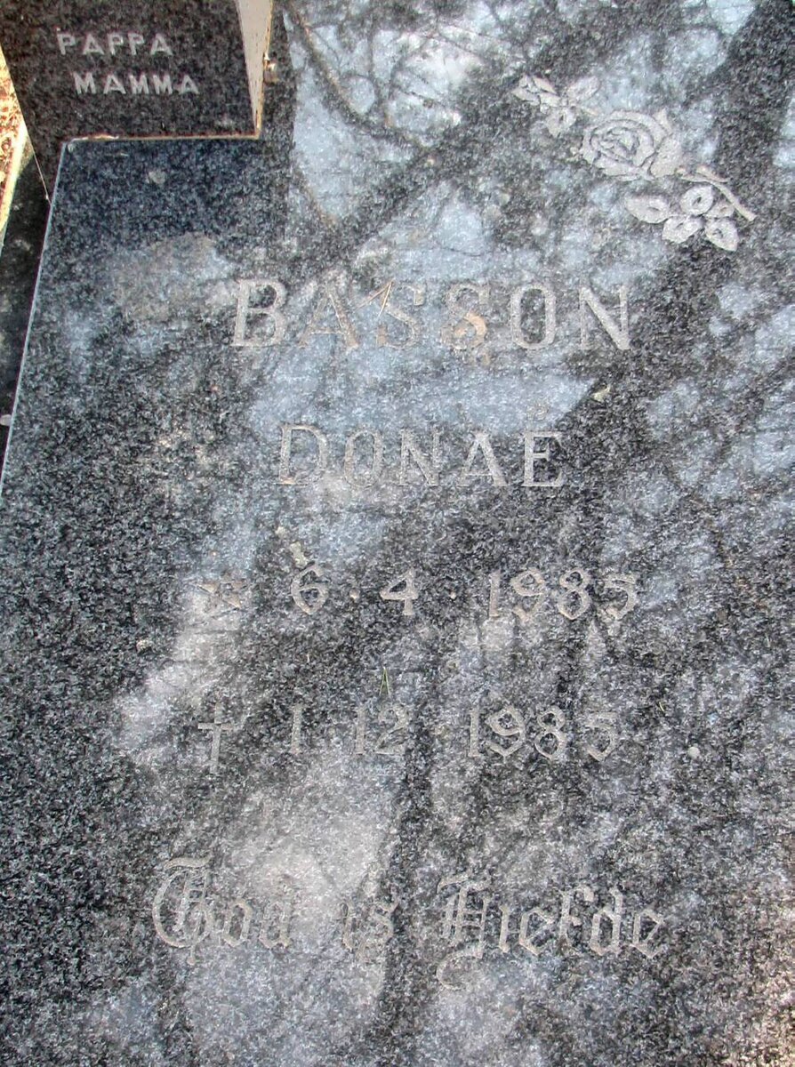 BASSON Donae 1985-1985