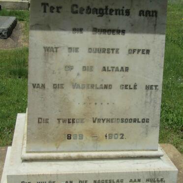 Anglo Boer War Memorial 1899-1902_2