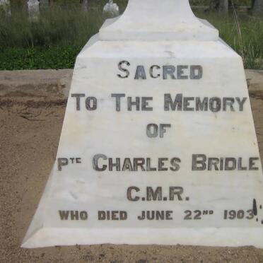 BRIDLE Charles -1903