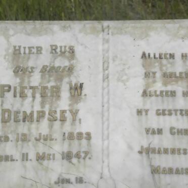 DEMPSEY Pieter W 1893-1947