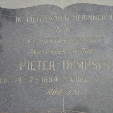 DEMPSEY Pieter 1894-1969