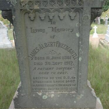 FREEMANTLE James Albert 1861-1917
