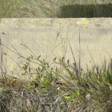 FOURIE Maria Dorothea 1918-1930