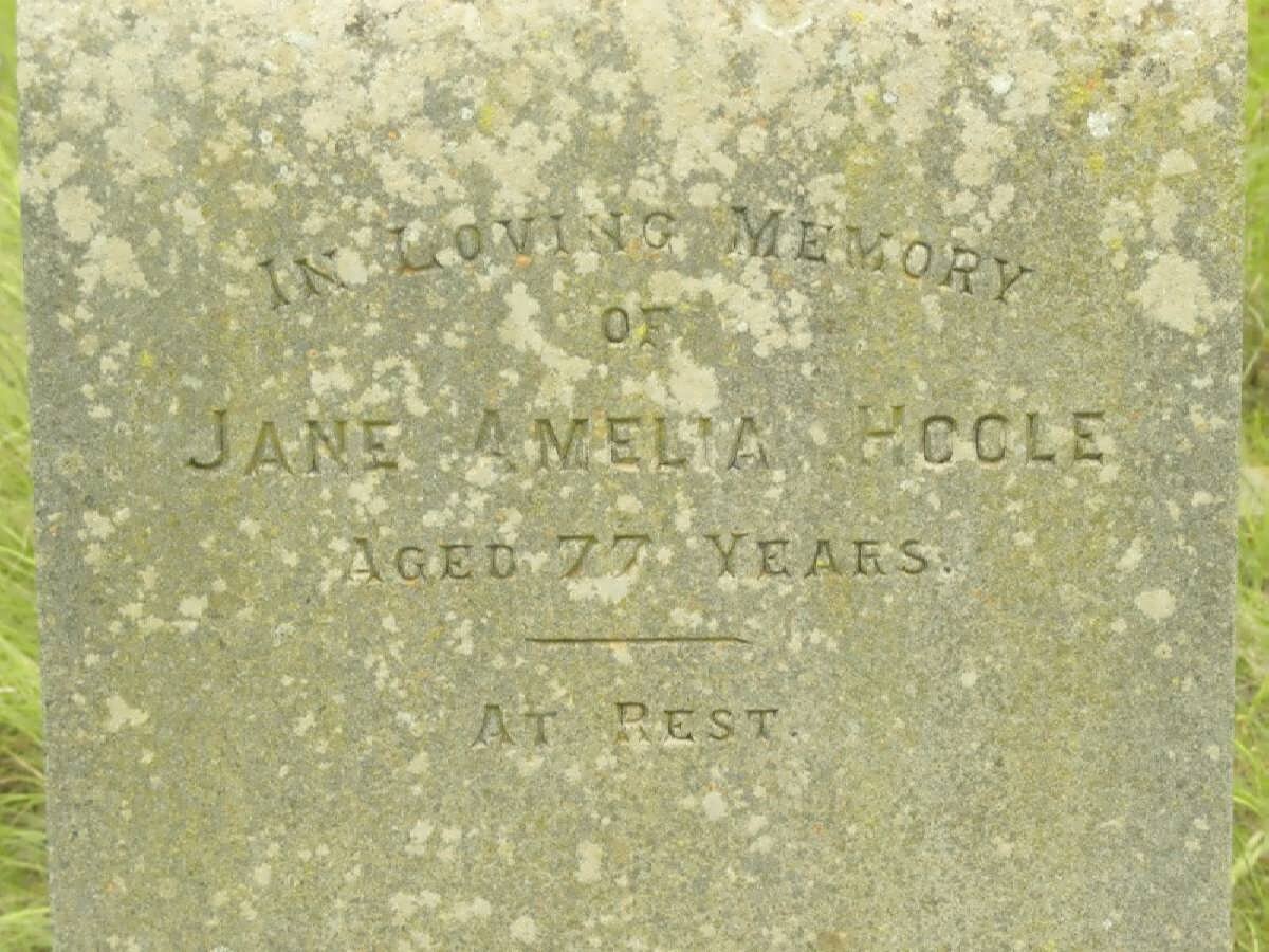 HOOLE Jane Amelia