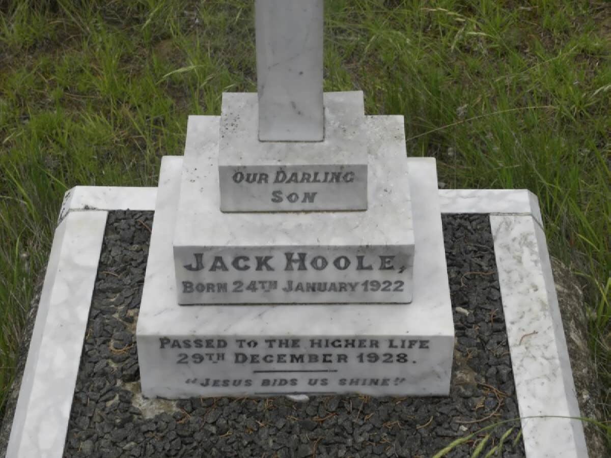 HOOLE Jack 1922-1928