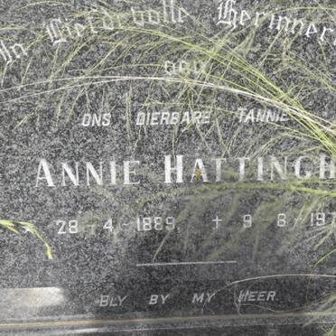 HATTINGH Annie 1889-1978