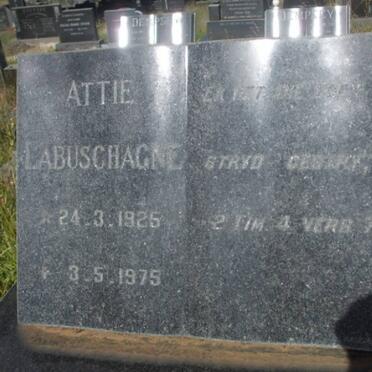 LABUSCHAGNE Attie 1925-1975